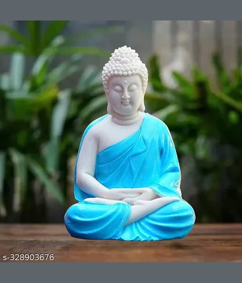 PICKARTME Samadhi Buddha Showpiece 14 cm - Pack of 1
