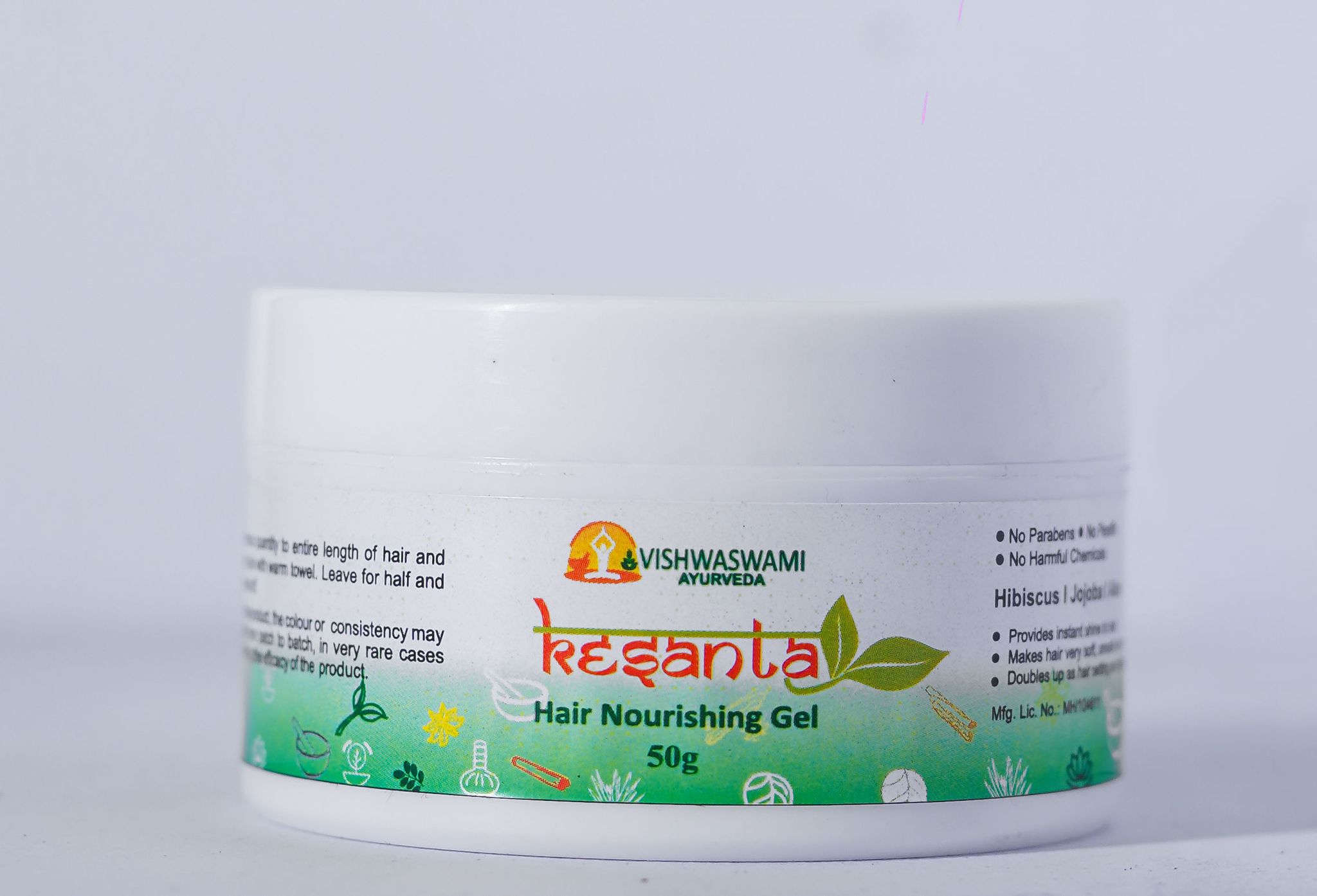 Vishwaswami Ayurveda Hair Nourishing Gel, 50 gm