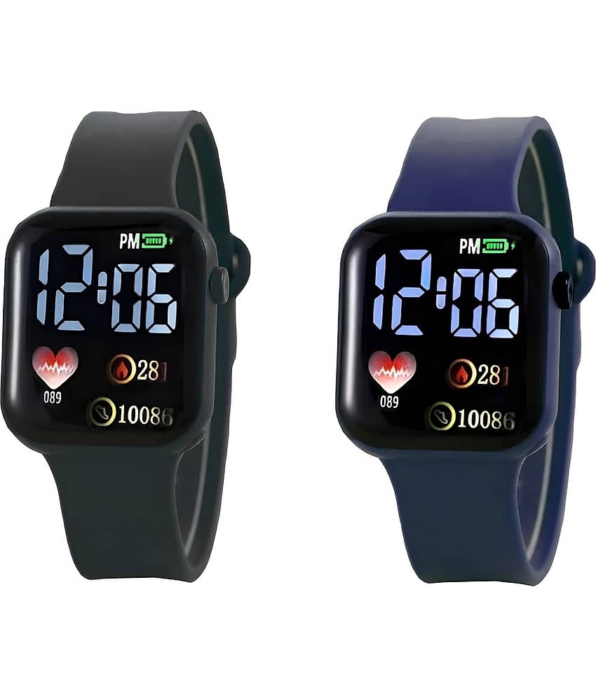 DECLASSE Multicolor Dial Digital Boys Watch ( Pack Of 2 )