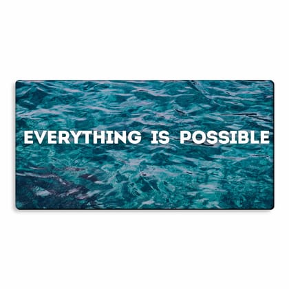 Wrapcart Everything Is Possible Tech Mat | Extra Large Desk Mat & Gaming Mousepad