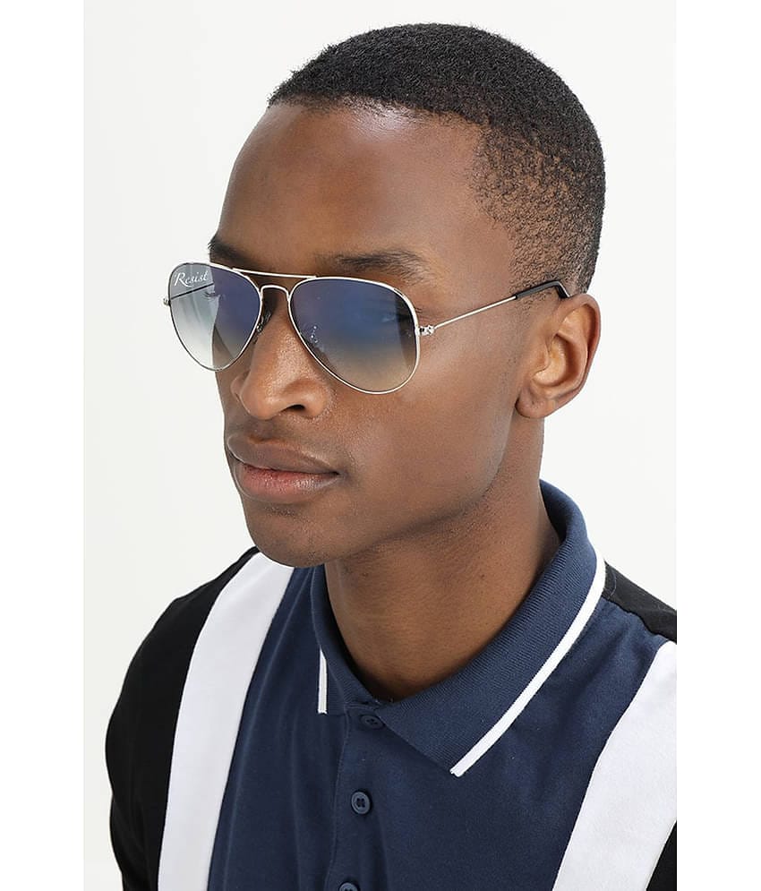 RESIST EYEWEAR Silver Pilot Sunglasses ( Pack of 1 )