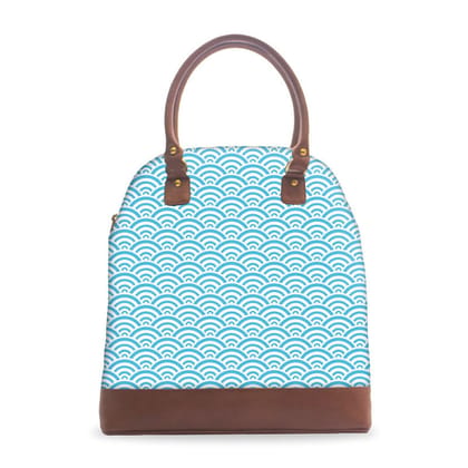 Blue Waves Deluxe Tote Bag