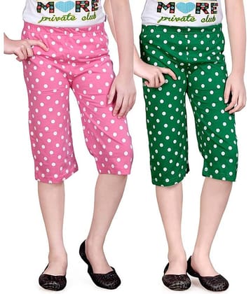 Sini Mini Girls 100% Cotton Capris ( )