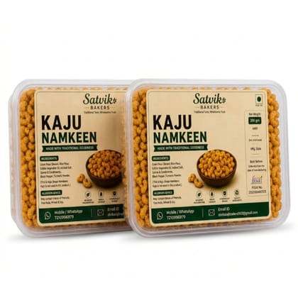 KAJU NAMKEEN PACK OF 2 - 400 gm KAJU NAMKEEN PACK OF 2 - 400 gm