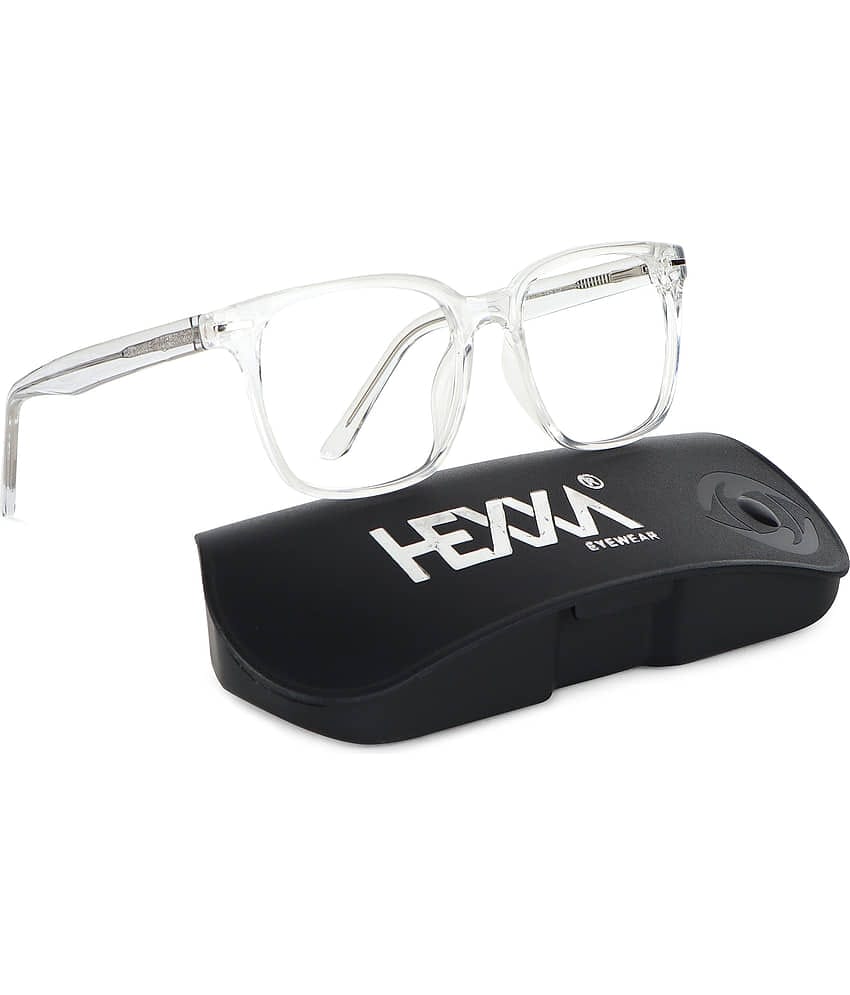 Hexxa Clear Full Rim Rectangular Computer Glasses ( Pack of 1 )