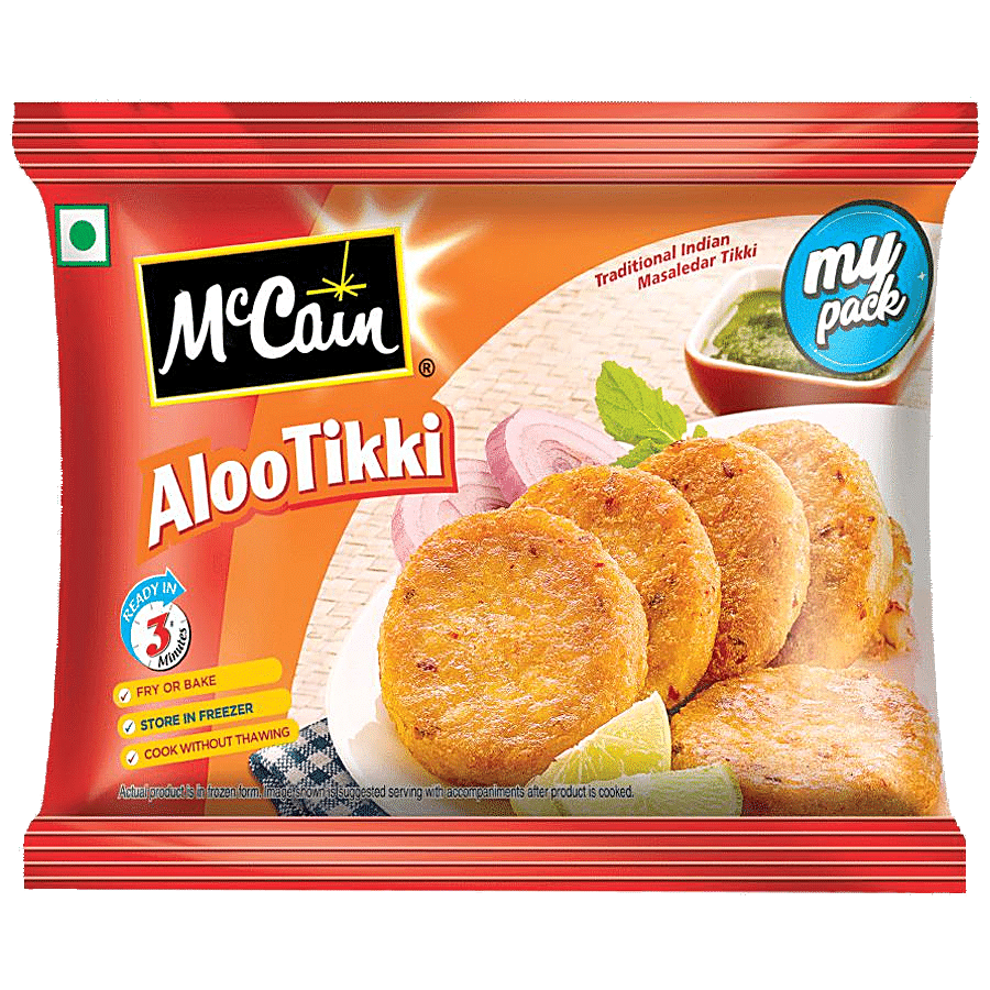 Mccain Aloo Tikki - Mazedaar Masala, 160 G Pouch