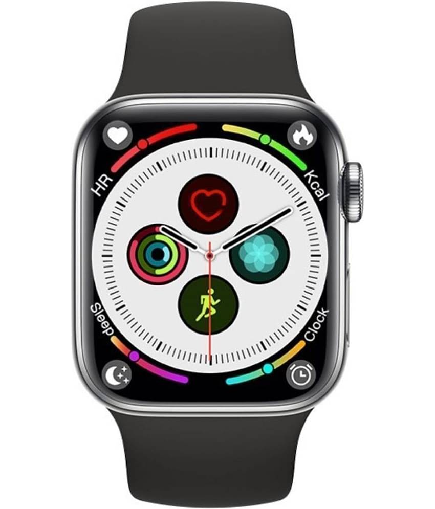 VEhop - BT Calling, 1.86" Large Display Black Smart Watch