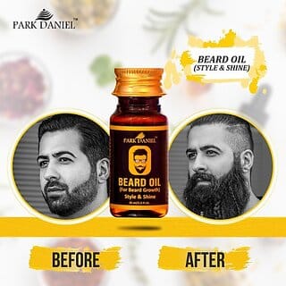 PARK DANIEL Premium Beard Growth oil For Men Hair Oil (35 ml)