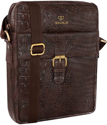 Walrus Brown Solid Messenger Bag