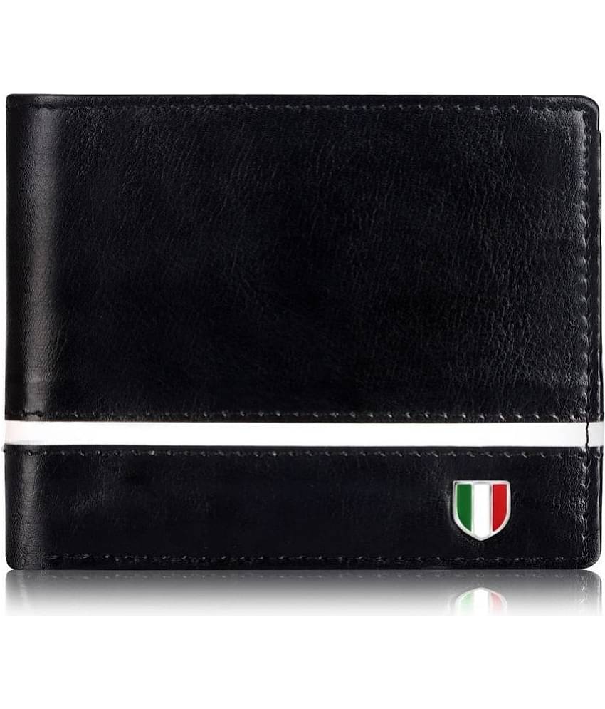 GIOVANNY - Black Faux Leather Men's Regular Wallet ( Pack of 1 )