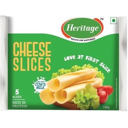 Heritage Cheese Slice, 100 gm