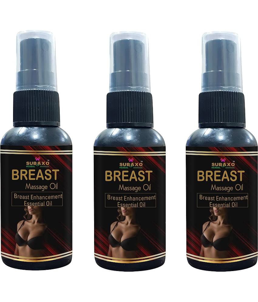 Subaxo Ayurvedic Body Massage Oil Size Increase,Shaping,Firming Shaping & Firming Oil 50 mL Pack of 3