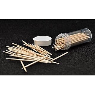 Wooden Toothpicks  (100 Per Pack) 100 Toothpicks - Made in china