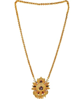 JIPPA - Golden Mangalsutra ( Pack of 1 )