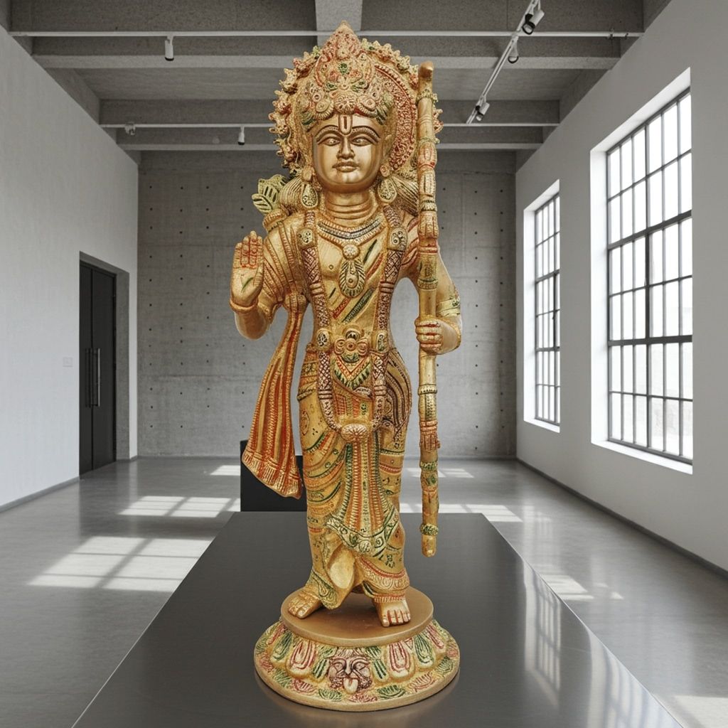 Brass Showpiece Ram Ji Statue (BSMAS886 R)