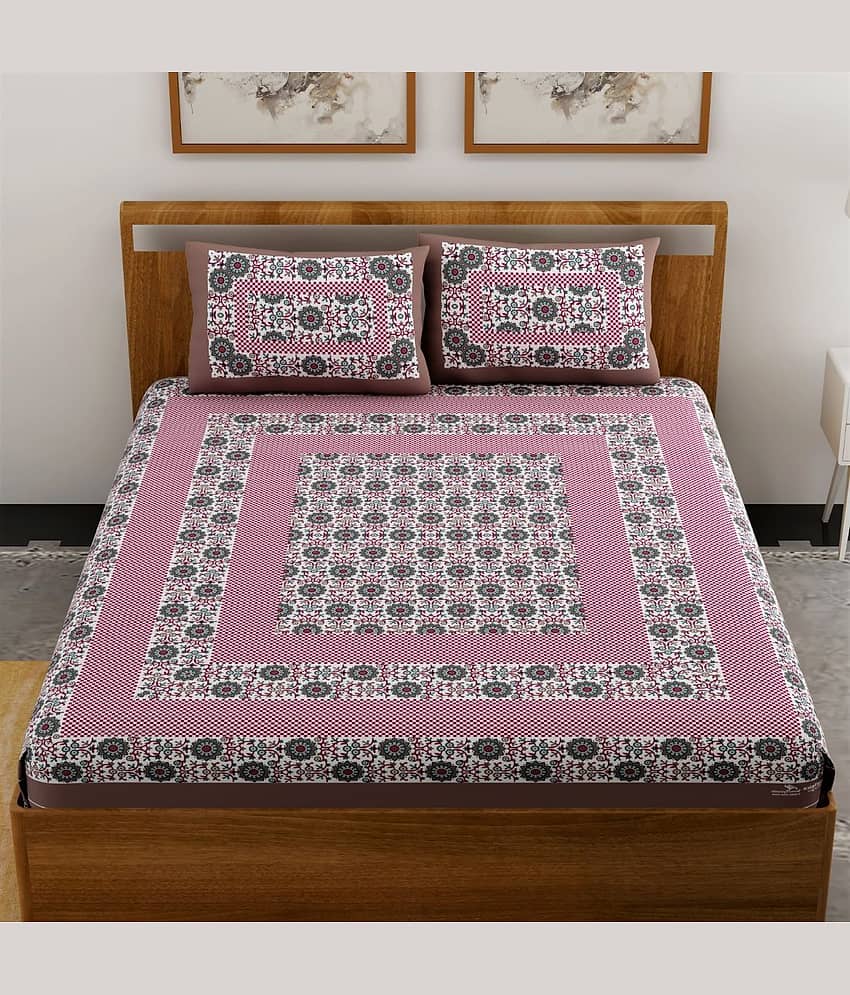 Uniqchoice Cotton King Bedsheet ( Multi )