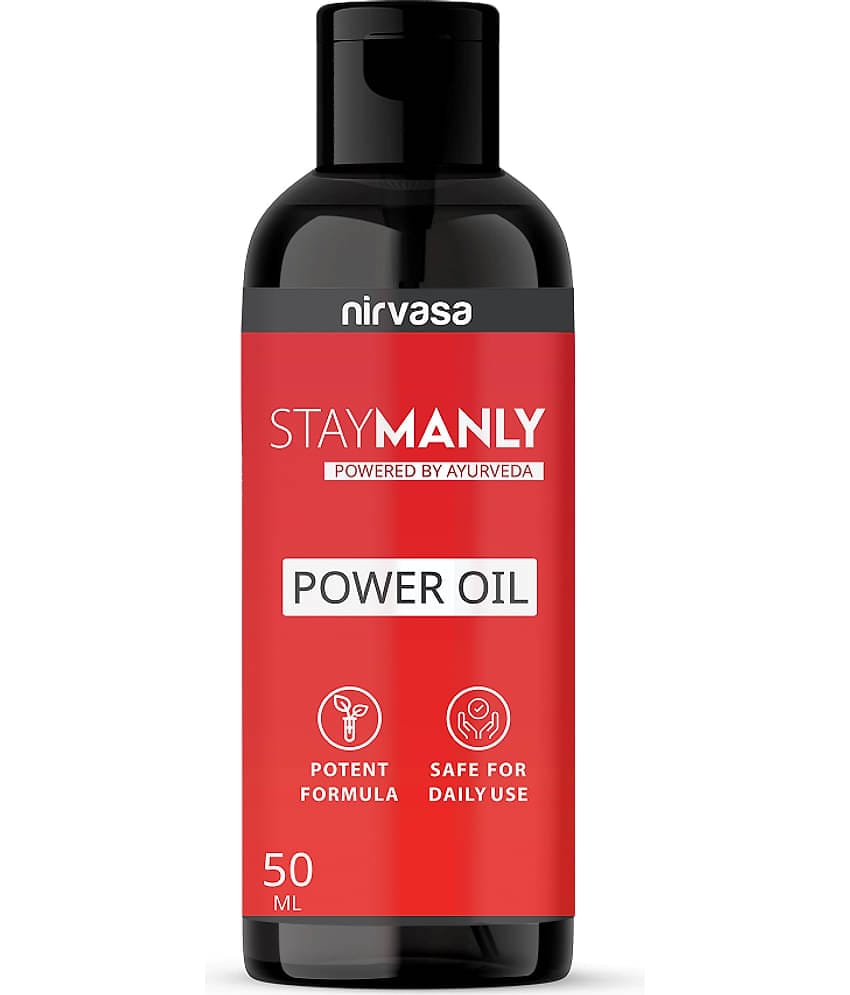 Staymanly Power Oil, for Men Performance, 100% Pure & Natural Ingredients, Potent Ayurvedic Formula with No Side Effects 1B (1 X 50 ML)
