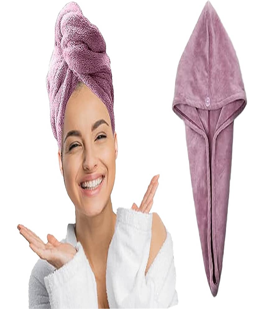 Midastra Multicolor Hair Towel Wrap ( Pack of 1 )