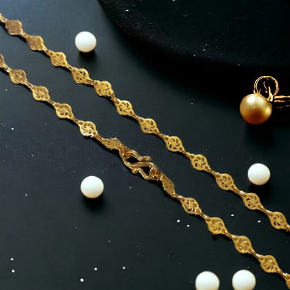 Micro Gold Plated Chain-Golden / Gold Plated / 18"