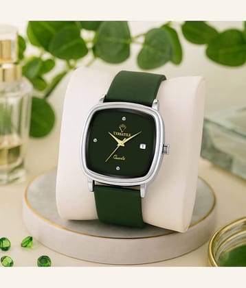 Versatile Green Silicon Analog Men's Watch