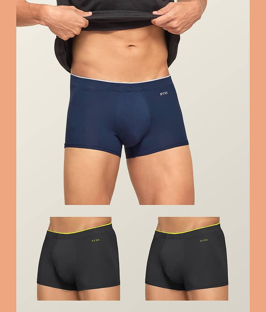 XYXX Pack of 3 Modal Trunks For Men's ( Multicolor )