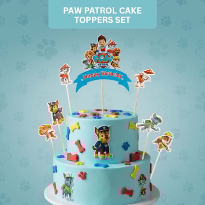 Paw Patrol Cake Toppers Set