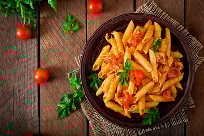 Veg penne arrabiata