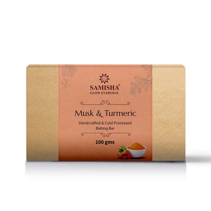 Organic Musk & Turmeric Soap - 100gm Organic Musk & Turmeric Soap - 100gm