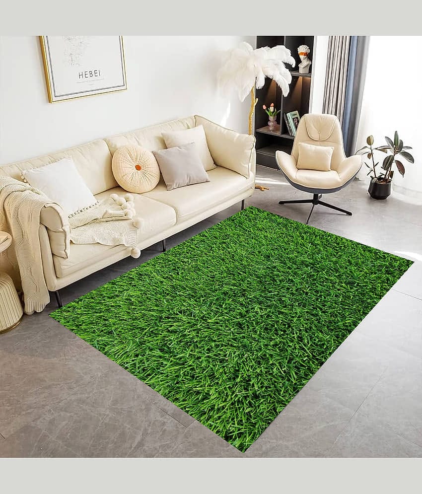 Revexo - Anti-skid Plastic Door Mat ( 40 X 60 cm ) Single - Green