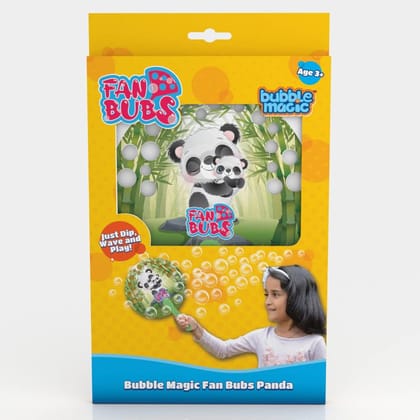 Bubble Magic FanBubs Panda Theme For Kids 3 Years and Above Bubble Magic FanBubs Panda Theme For Kids 3 Years and Above