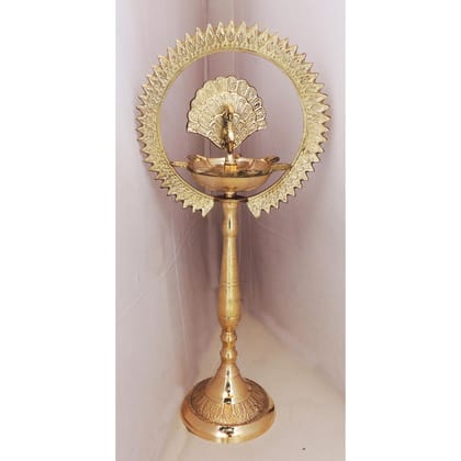 Brass Deepak More Charkar 12 (FMAS656 G)