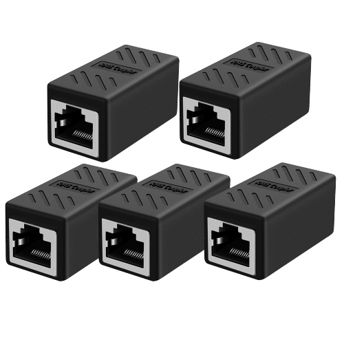 Bestor Lan Connector | Reliable RJ45 Ethernet Coupler Pack of 5