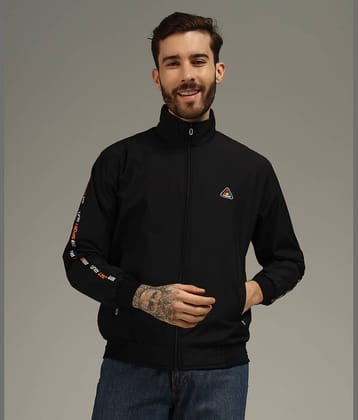 Christy World Nylon Men's Windcheater Jacket - Black ( Pack of 1 )