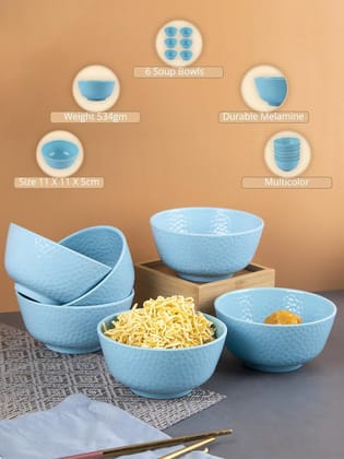 Melamine Round Soup Bowl (Set of 6)