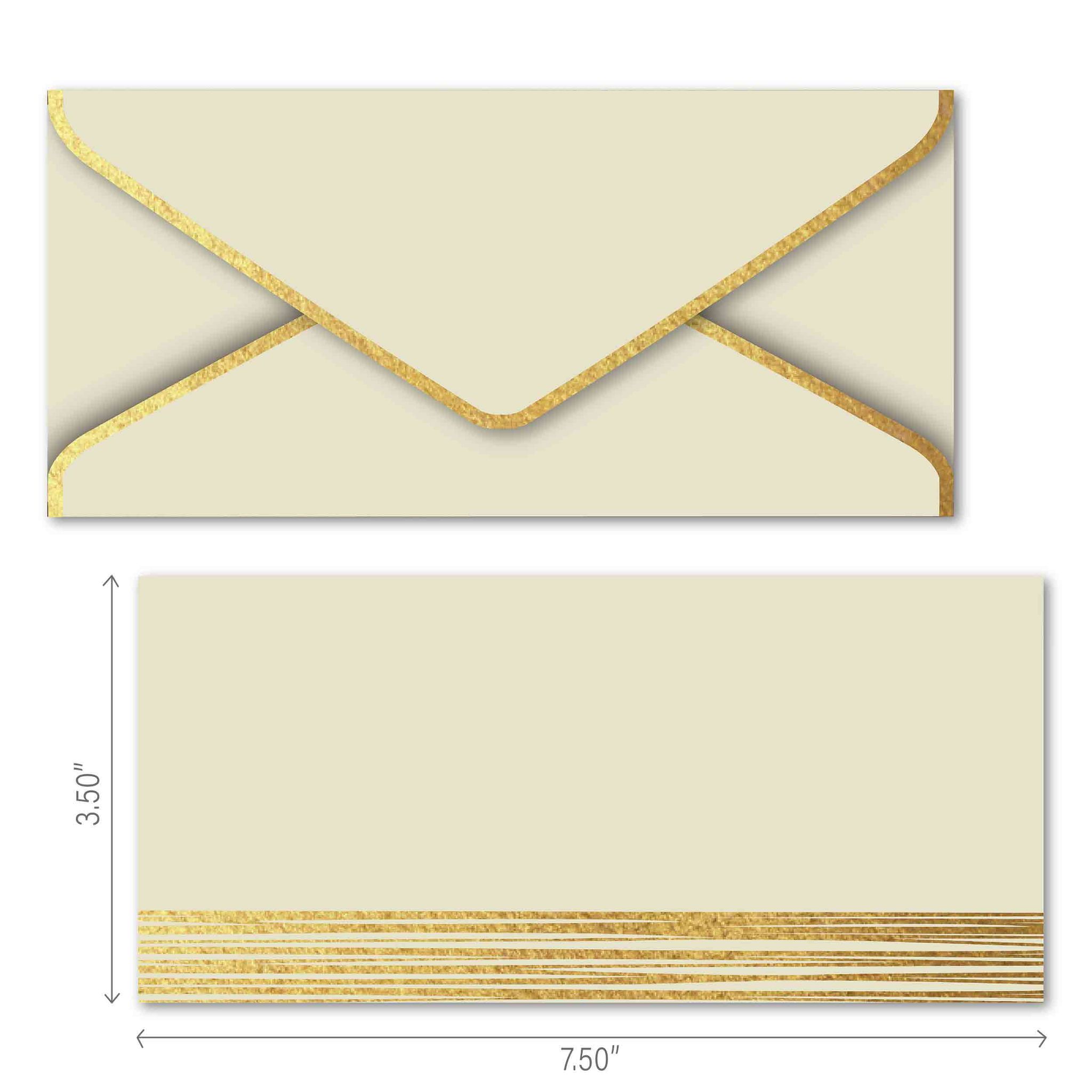 Classic - Money Envelopes-pack of 5 / Cream / No