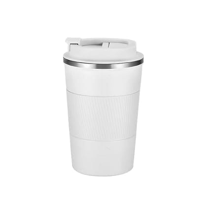 The Bean Co Roasters Coffee Travel Mug | 380 ML | Double Walled Stainless Steel Vacuum Insulated (White) The Bean Co Roasters Coffee Travel Mug | 380 ML | Double Walled Stainless Steel Vacuum Insulated (White)