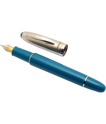 Srpc Beena Magic Teal Blue Retractable Fountain Pens With Cartridge