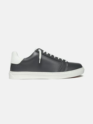 ZOL VIII - GREY - Grey Two-Tone Classic Leather Sneakers-6