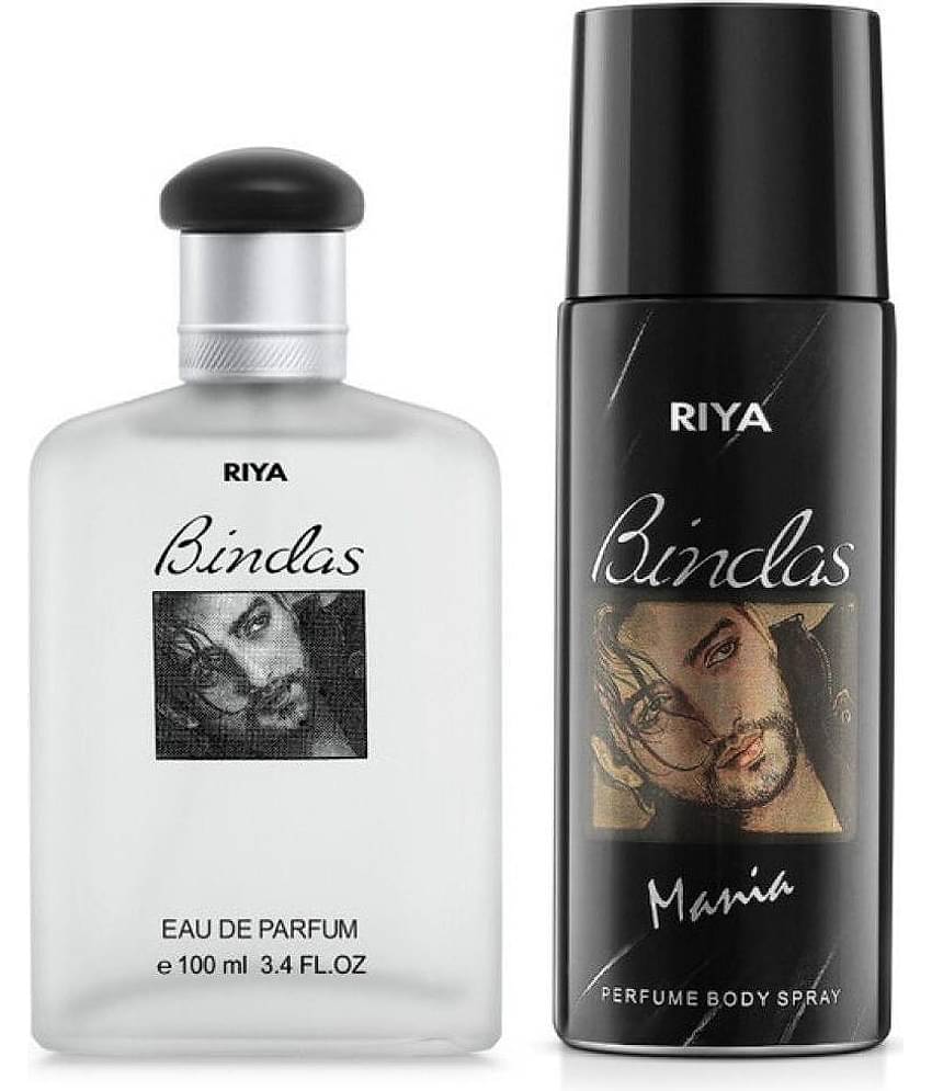 Riya Bindas Perfume (100 ml) & Deo(150 ml) Perfume Body Spray for Men 250 ml ( Pack of 2 )