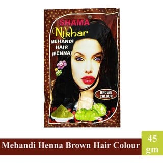 Shama Nikhar Brown Henna Hair Colour - Pack Of 1 (45g)