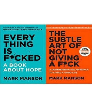Combo Pack : The Subtle Art of Not Giving a F*ck and Everything Is F*cked :