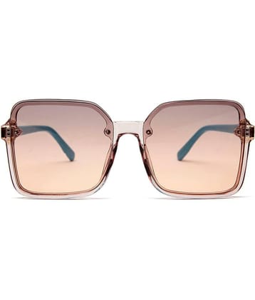 YourSpex - Pink Square Sunglasses Pack of 1