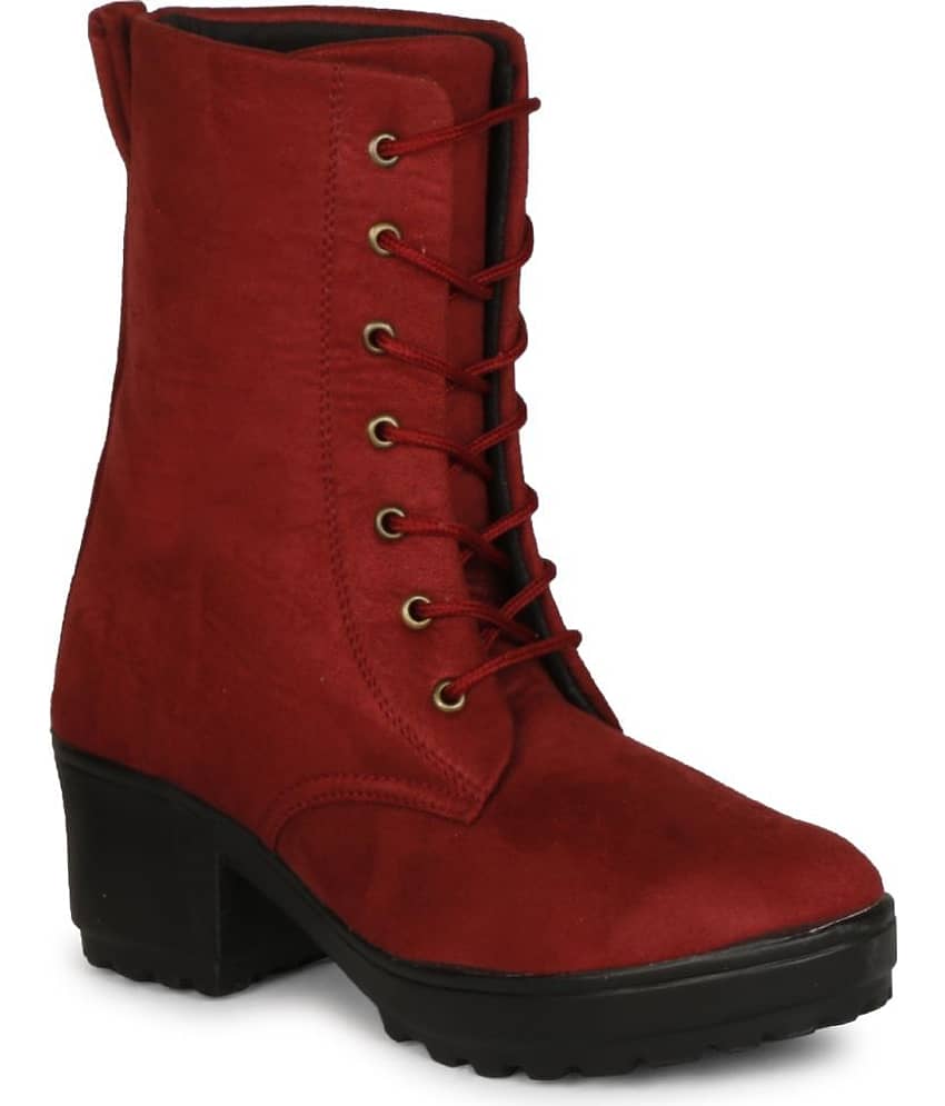 Saheb - Brown Women's Mid Calf Length Boots