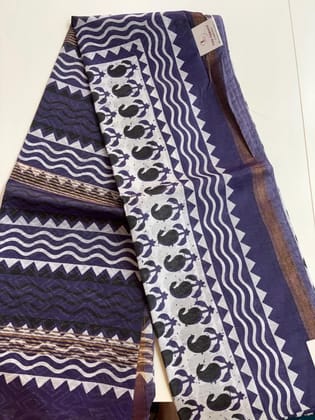 Chanderi block print