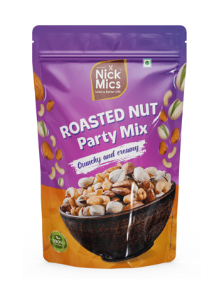 Nickmics Roasted Nut Party Mix-200g
