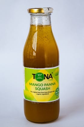 Tona Organic Mango Panna Squash, 500 ml