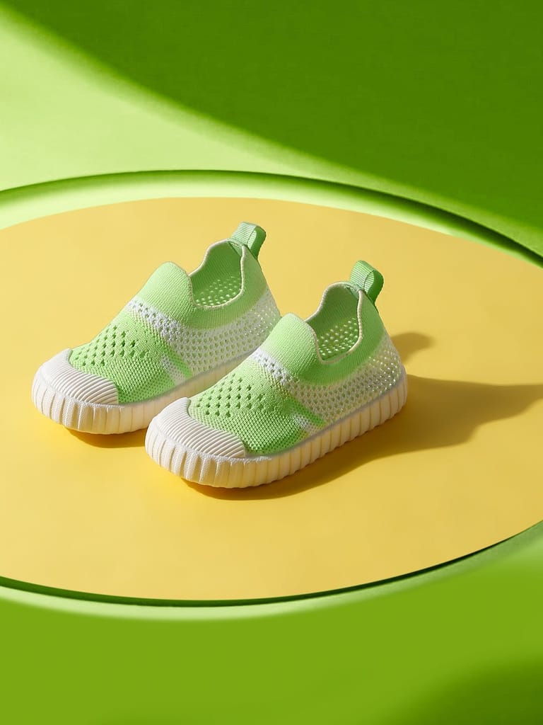 Peppy Toddlers' Breathable Shoes - Light Green (Unisex)