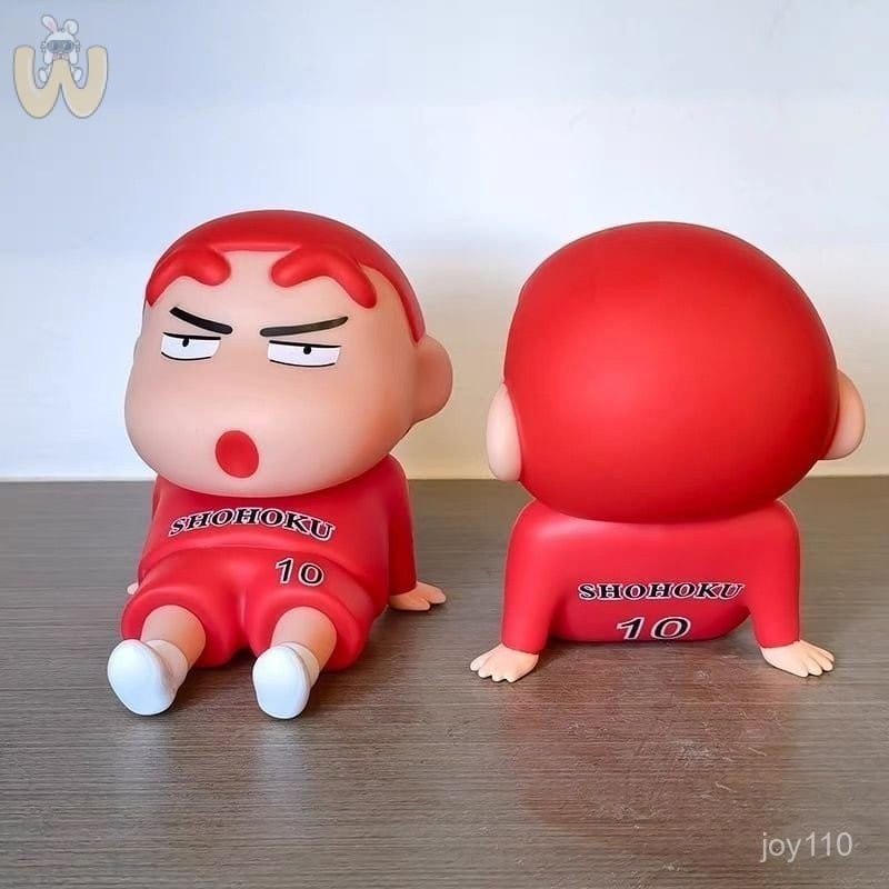 Shinchan Sitting Action Figure Phone Holder Model Home Decor Car Dashboard Toys