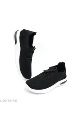 Mens Sports / Running Shoes (Black)