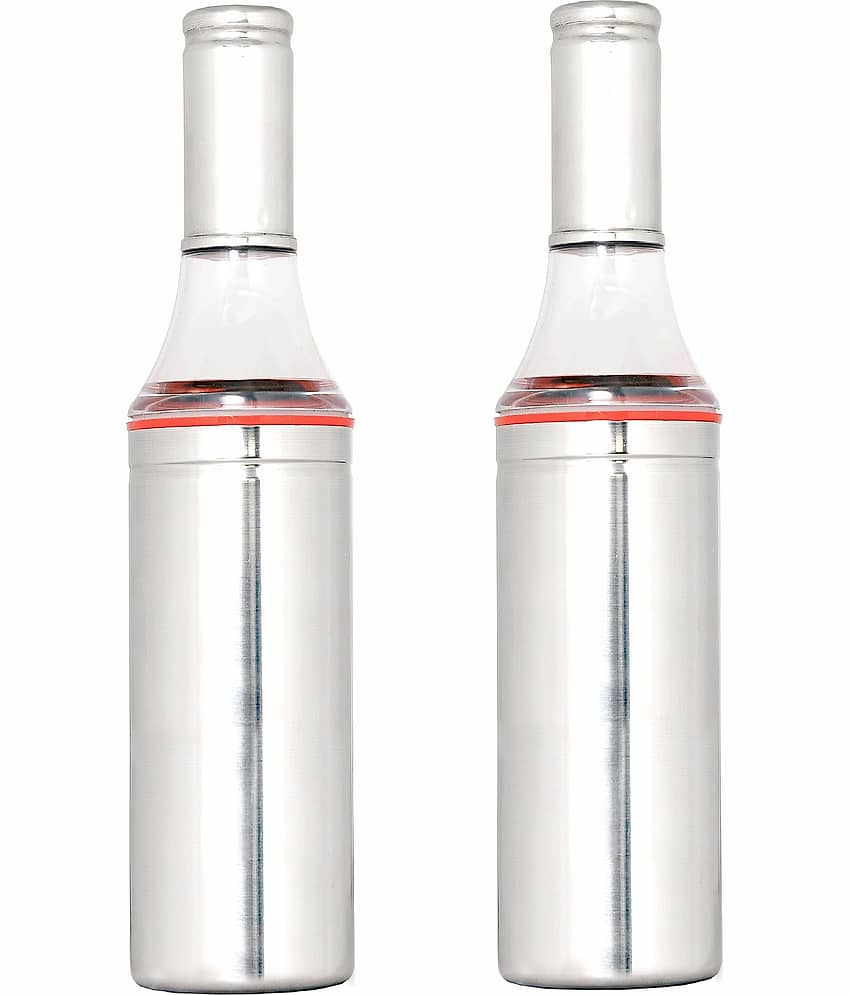 AKG Cooking Steel Oil Container/Dispenser Set of 2 1000 mL